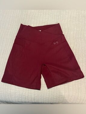 TLF Tempo Pocket Burgundy Women’s Performance Bike Shorts Dark Cherry M
